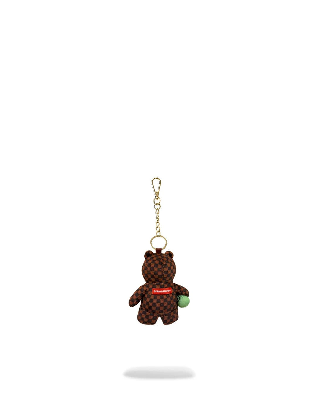 Sprayground SIP WTF Bubbly Bear Keychain Brown - OnSize