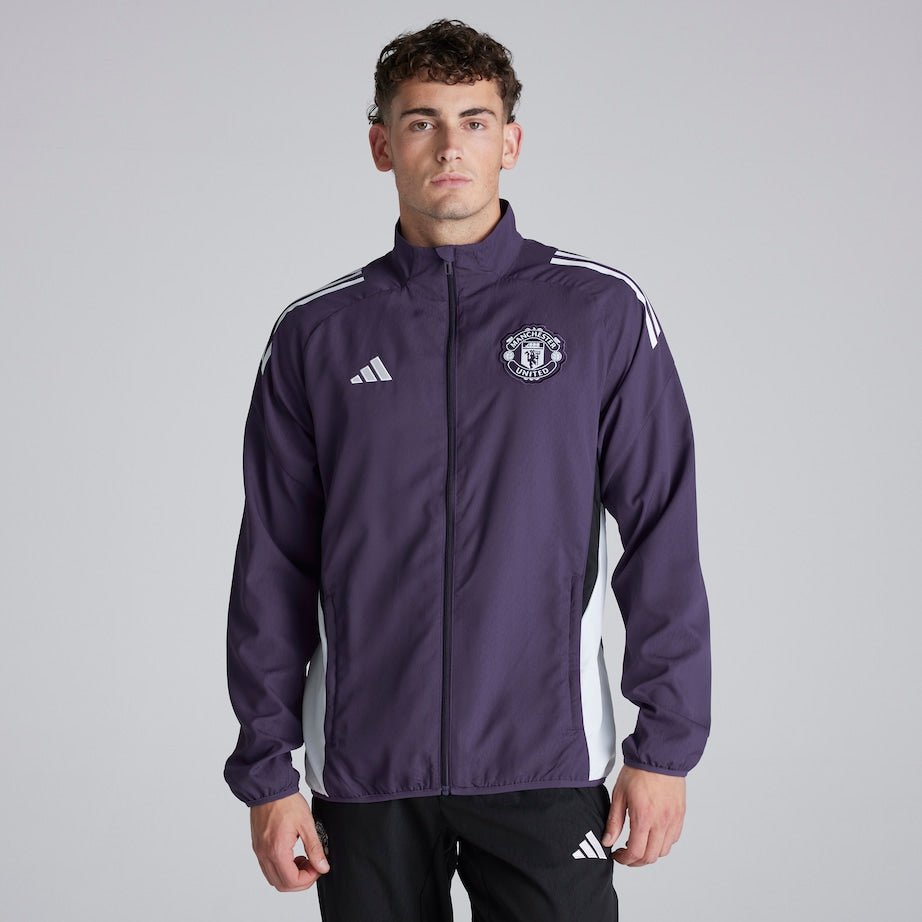 adidas Manchester United Tiro 25 Competition Tracksuit Purple - OnSize