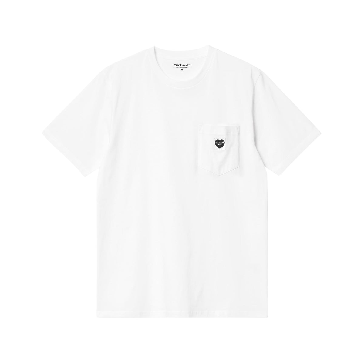Carhartt WIP S/S Pocket Heart T-Shirt White/Black - OnSize