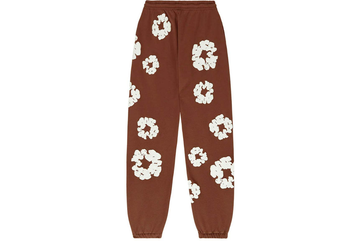 Denim Tears The Cotton Wreath Sweatpants Brown - OnSize