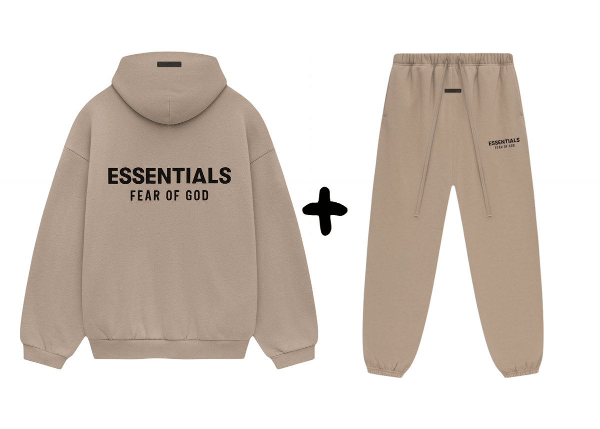 Fear of God Essentials Fleece Desert Sand Set - OnSize
