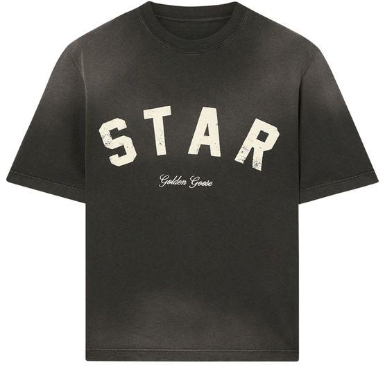 Golden Goose Star Relaxed Fit T-Shirt Charcoal - OnSize