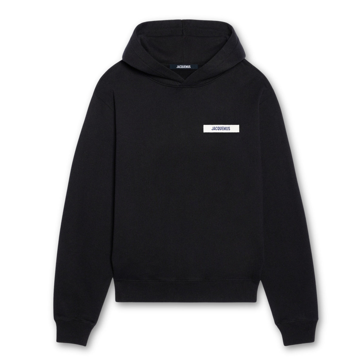 Jacquemus Gros Grain Hoodie Black - OnSize