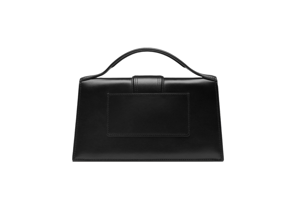 Jacquemus Le grand Bambino Crossbody Strap Handbag Black Silver - OnSize