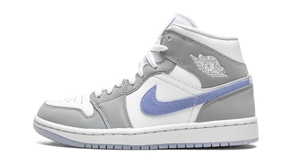 Jordan 1 Mid Wolf Grey Aluminum - OnSize