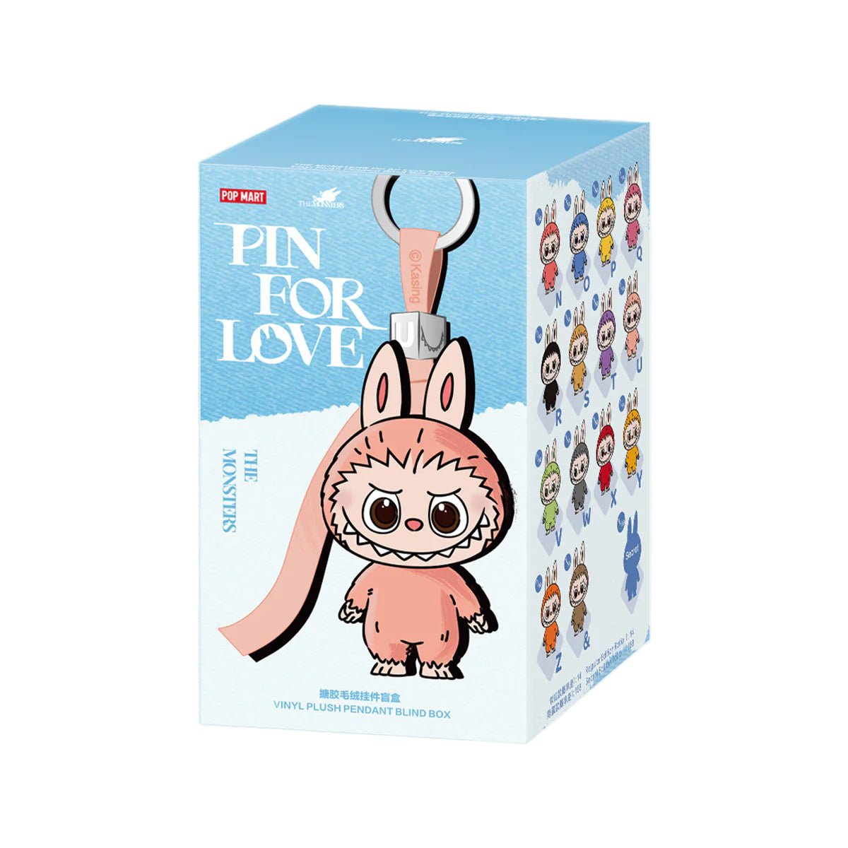Pop Mart Labubu The Monsters Pin for Love (N-Z) - OnSize