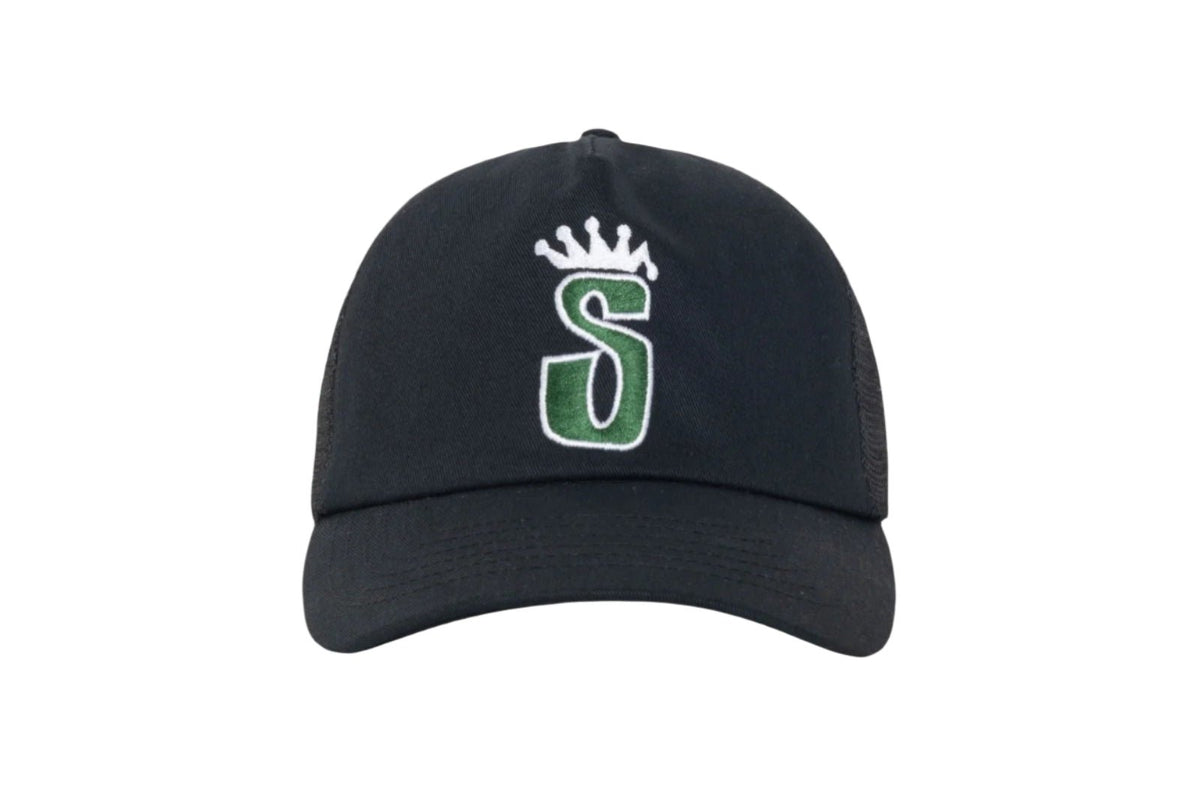 Stüssy Trucker S Crown Snapback Shadow Black - OnSize