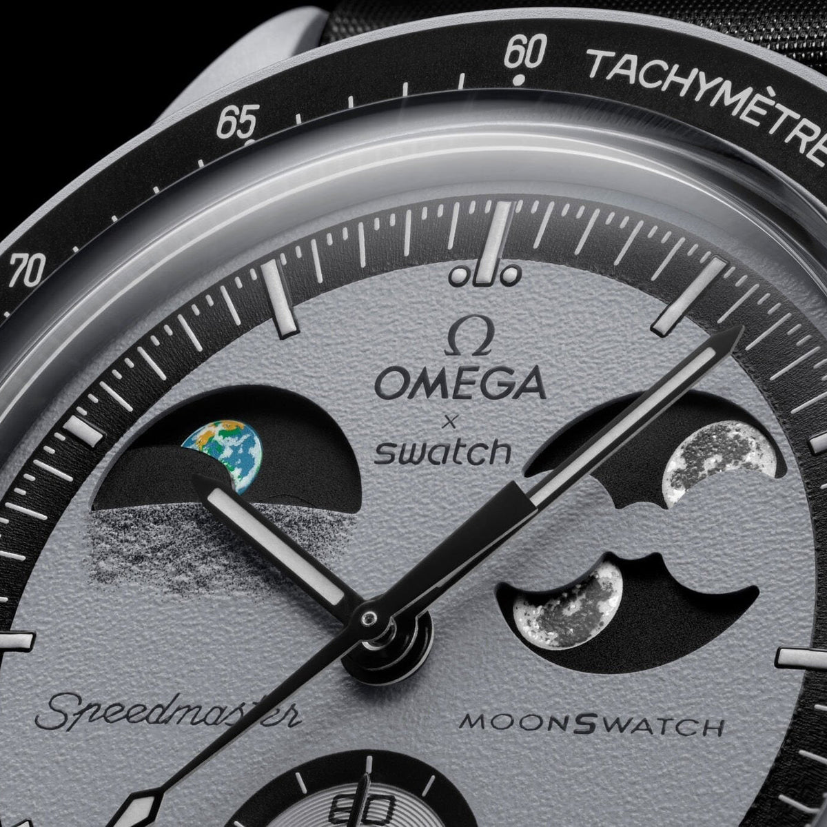 Swatch x Omega Bioceramic Moonswatch Mission to Earthphase - OnSize