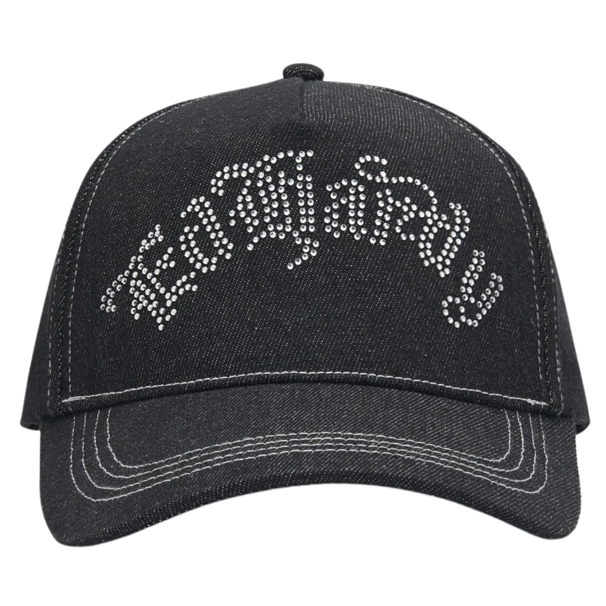 Ed Hardy Diamante Gothic 5 Panel Black Trucker Cap - OnSize