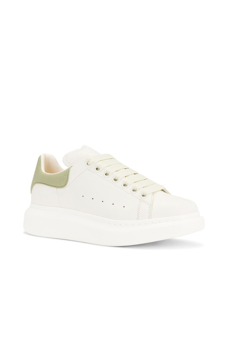 Alexander McQueen Oversized Sneakers Off White Green - OnSize