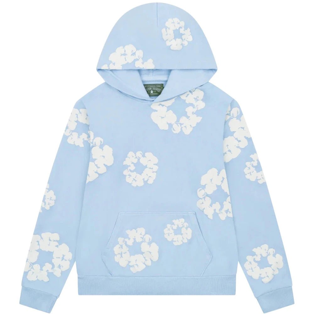 Denim Tears The Cotton Wreath Sweatshirt Powder Blue - OnSize