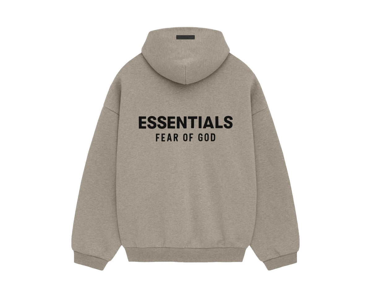 Fear of God Essentials Fleece Hoodie Heather Gray (FW24) - OnSize