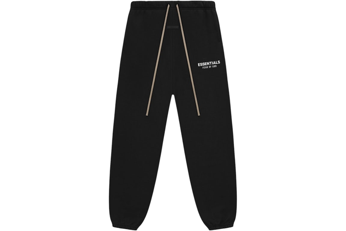 Fear of God Essentials Fleece Sweatpants Black (FW24) - OnSize