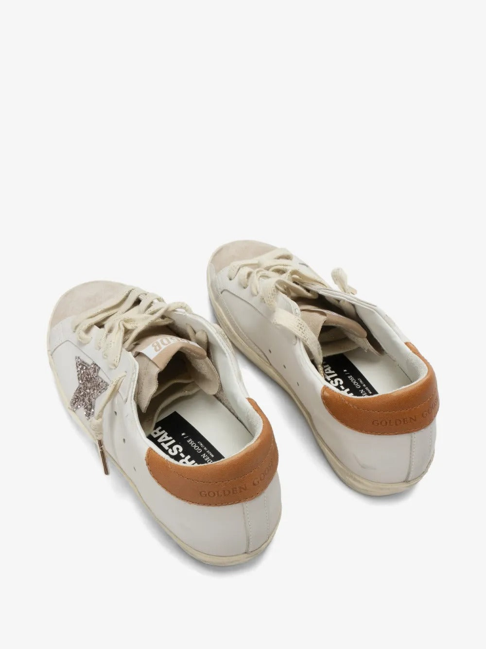 Golden Goose Super-Star White Beige Cinder - OnSize