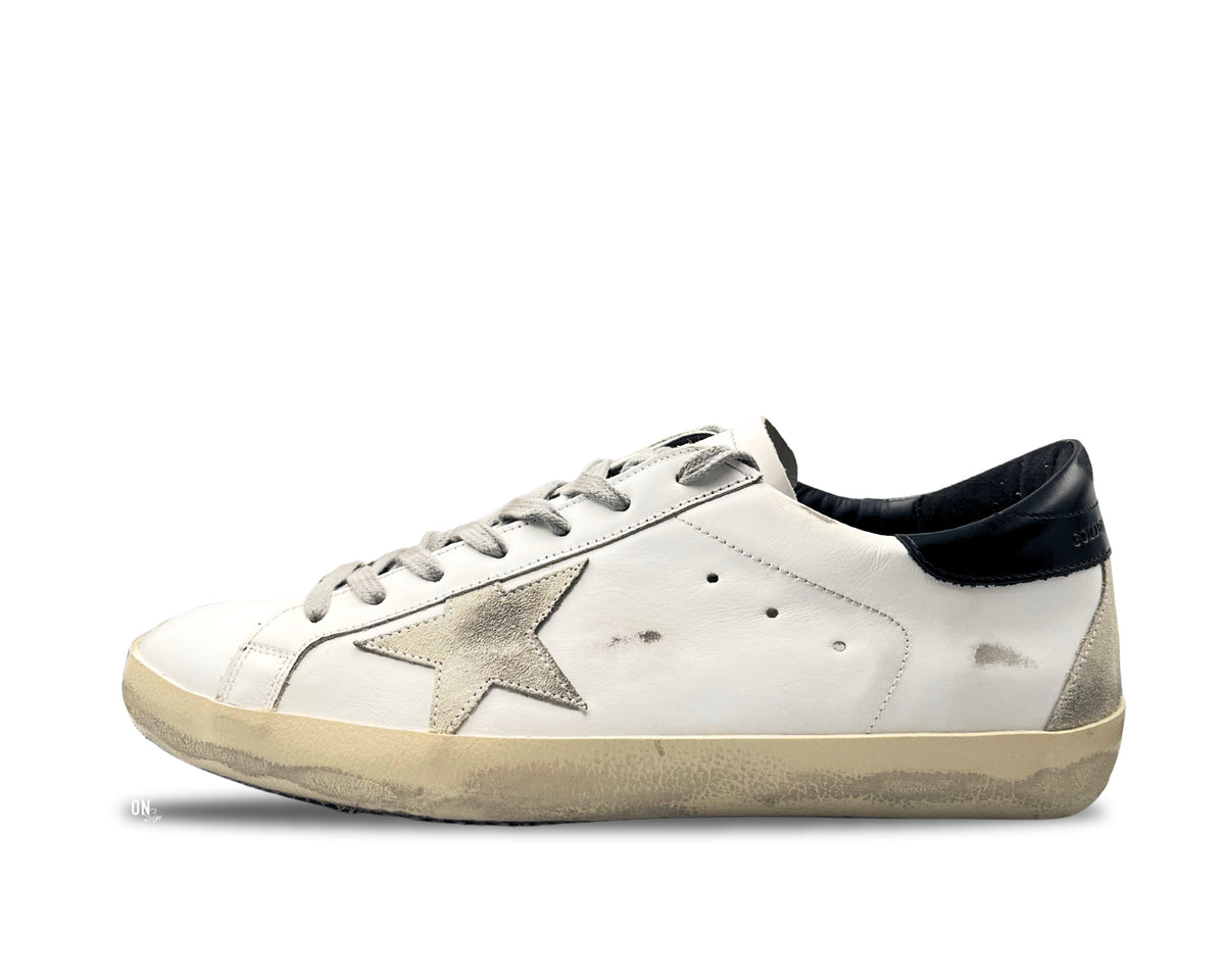 Golden Goose Super-Star White Black - OnSize