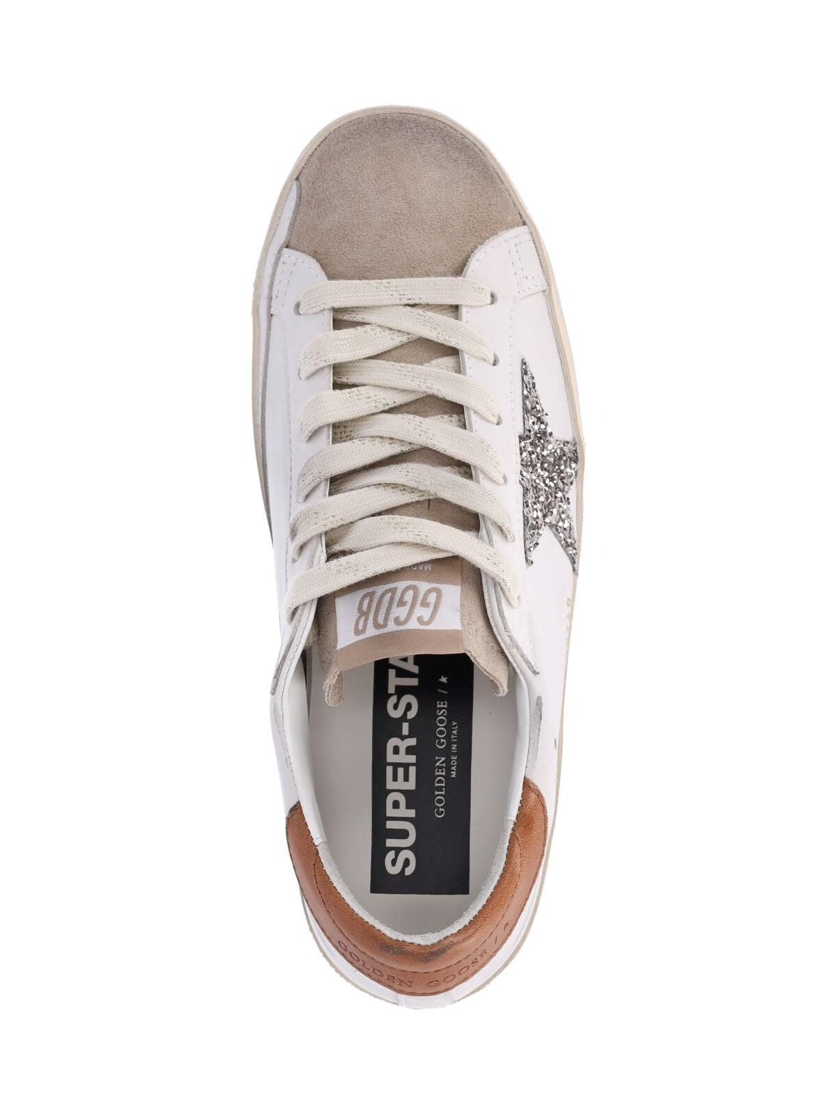 Golden Goose Super-Star White Beige Cinder - OnSize