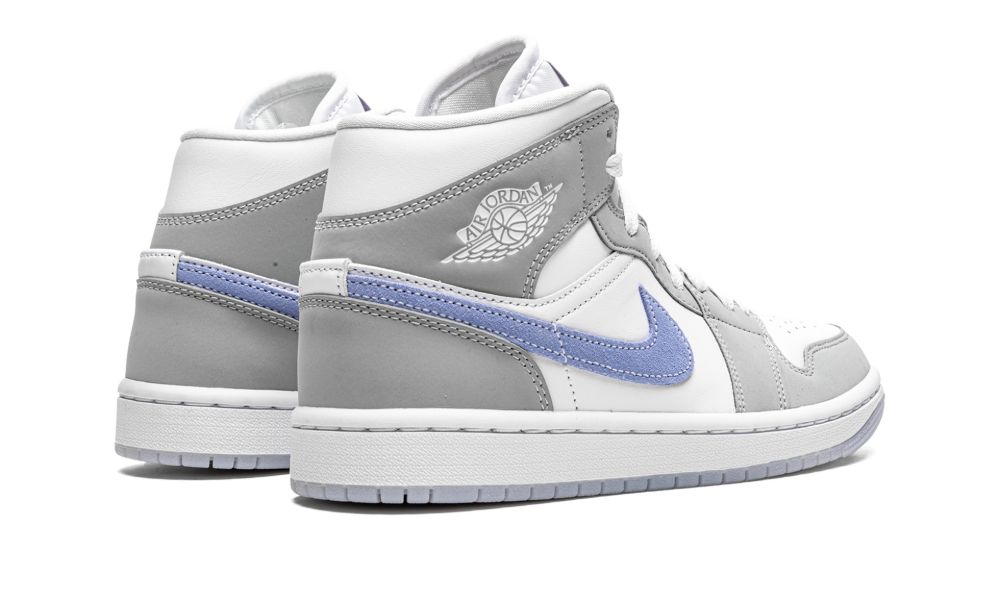 Jordan 1 Mid Wolf Grey Aluminum - OnSize