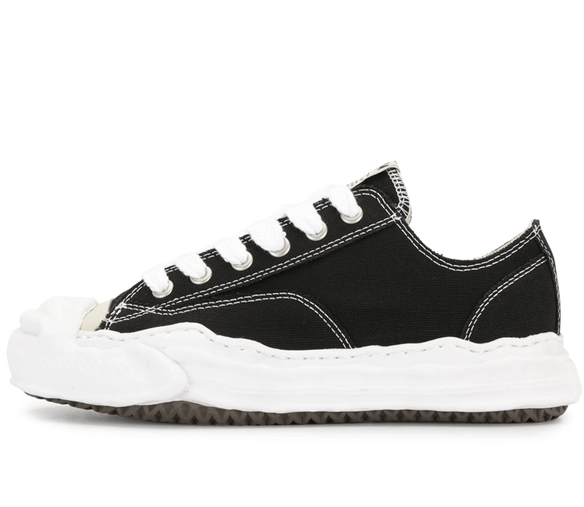 Maison Mihara Yasuhiro Hank OG Sole Canvas Low Black - OnSize