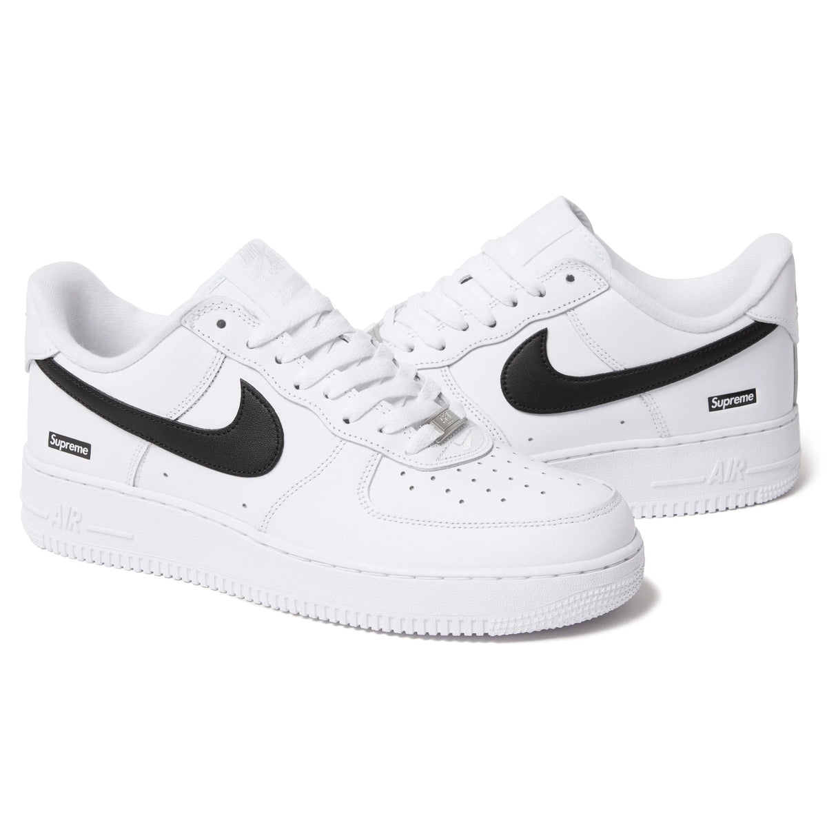 Nike Air Force 1 Low Supreme White Black - OnSize
