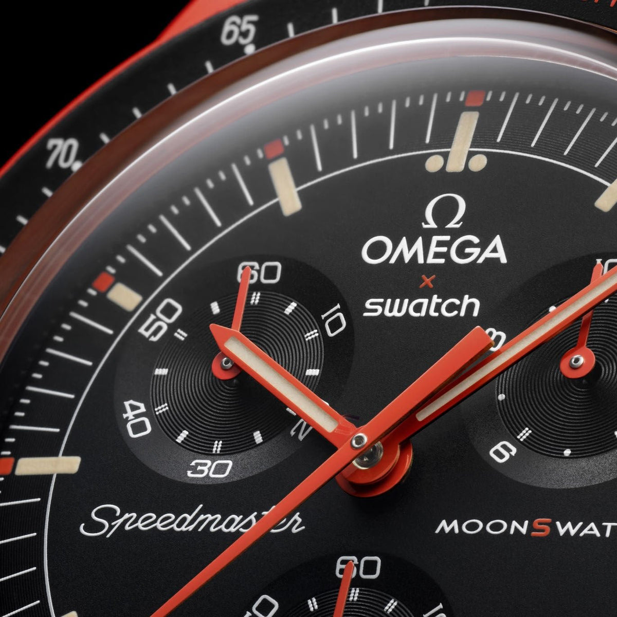 Swatch x Omega Bioceramic Moonswatch Mission On Earth Lava - OnSize